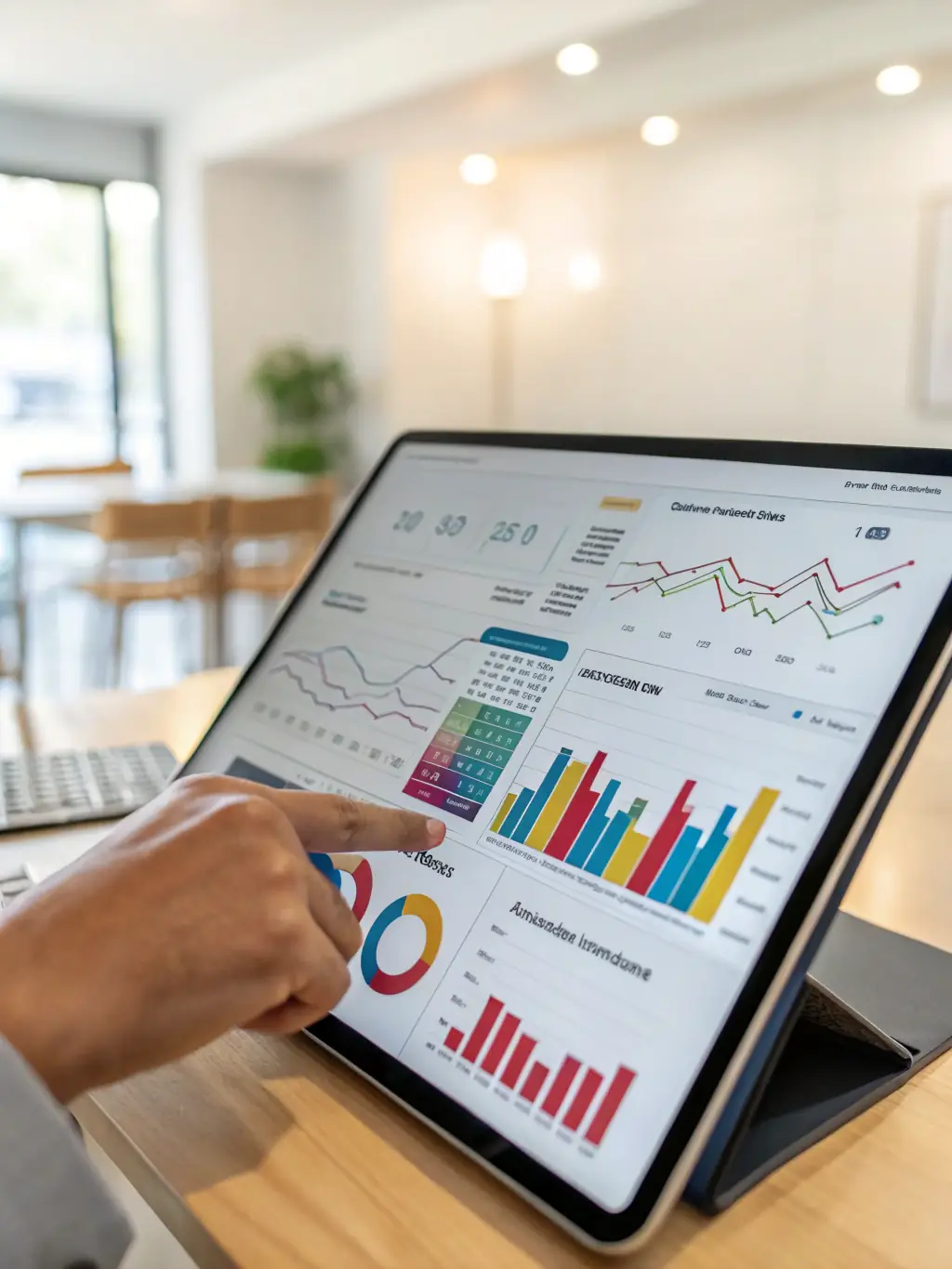 An image of a dashboard displaying key performance indicators (KPIs) and analytics, representing the data-driven insights provided by AI Power Solutions.